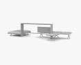 Arper Kiik Modular Lounge Modello 3D