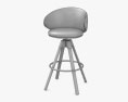 Arrmet Belle Swivel stool 3d model