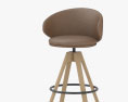 Arrmet Belle Swivel stool 3D модель