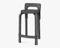 Artek K65 酒吧椅 3D模型