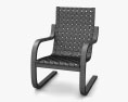 Artek Aalto 406 扶手椅 3D模型