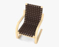 Artek Aalto 406 扶手椅 3D模型