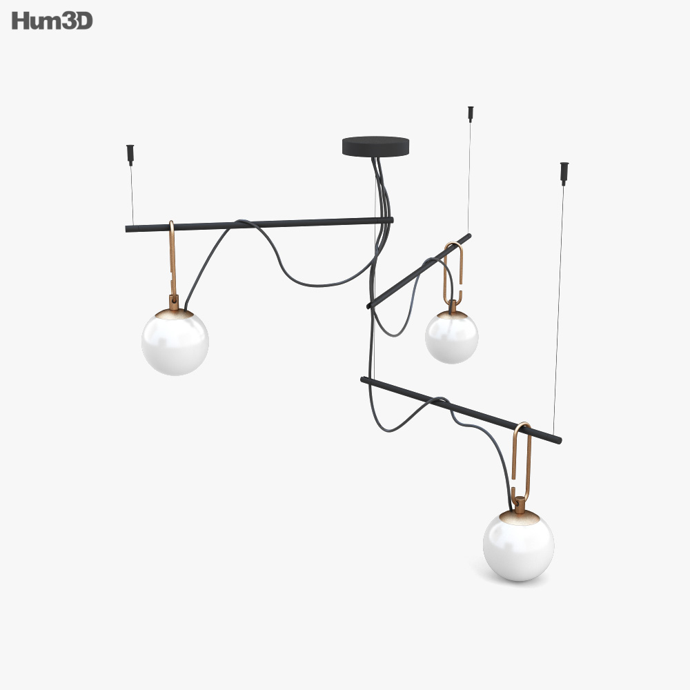 Artemide NH S3 Pendant lamp 3d model