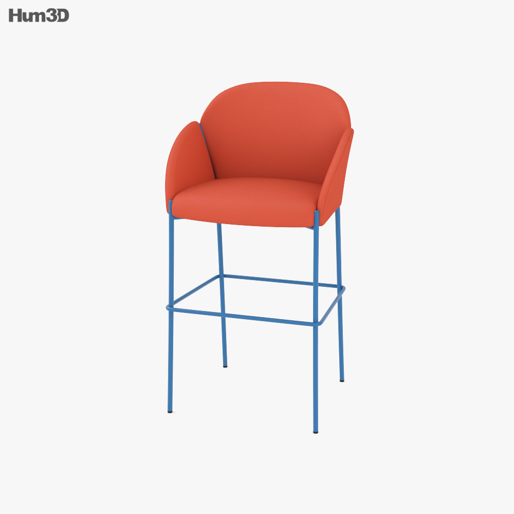 Artifort Andrea Барний стілець 3D модель