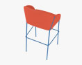 Artifort Andrea Барний стілець 3D модель