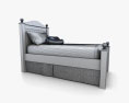 Ashley Jaidyn Twin Poster bed 3D 모델 