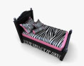 Ashley Jaidyn Twin Poster bed 3D 모델 