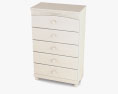 Ashley Cottage Retreat Chest of Drawers 3d model