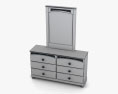 Ashley Cottage Retreat Dresser & mirror 3d model