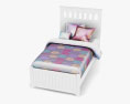 Ashley Lulu Twin Panel bed 3D 모델 
