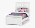 Ashley Lulu Twin Panel bed 3D модель