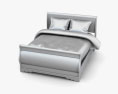 Ashley Huey Vineyard Twin Sleigh Headboard Bed 3d model