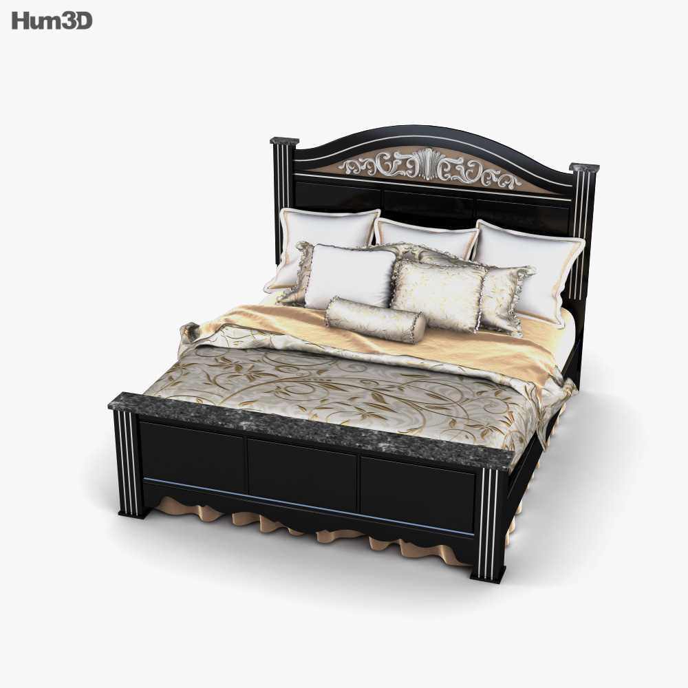 Ashley Constellations King Poster bed 3D model