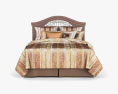 Ashley Fairbrooks Estate Panel-Bett 3D-Modell