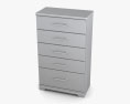 Ashley I-Zone Bookcase Chest of Drawers 3d model
