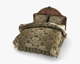 Ashley Buckingham Queen Panel bed 3D модель