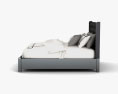 Ashley Diana Queen Upholstered Headboard Letto Modello 3D