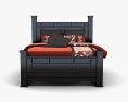 Ashley Shay Queen Poster bed with Storage 3D 모델 