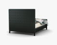Ashley Carlyle Queen Upholstered Cama Modelo 3D