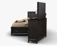Ashley Martini Suite Storage Bedroom set 3d model