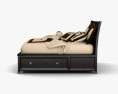 Ashley Martini Suite Queen Headboard Panel-Bett 3D-Modell
