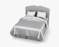 Ashley Havianna Panel bed 3d model