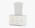 Ashley Havianna Dresser & Miroir Modèle 3d