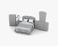 Ashley Julianna Panel bedroom set 3D модель