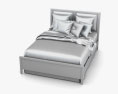 Ashley Nico Queen Panel bed 3D 모델 