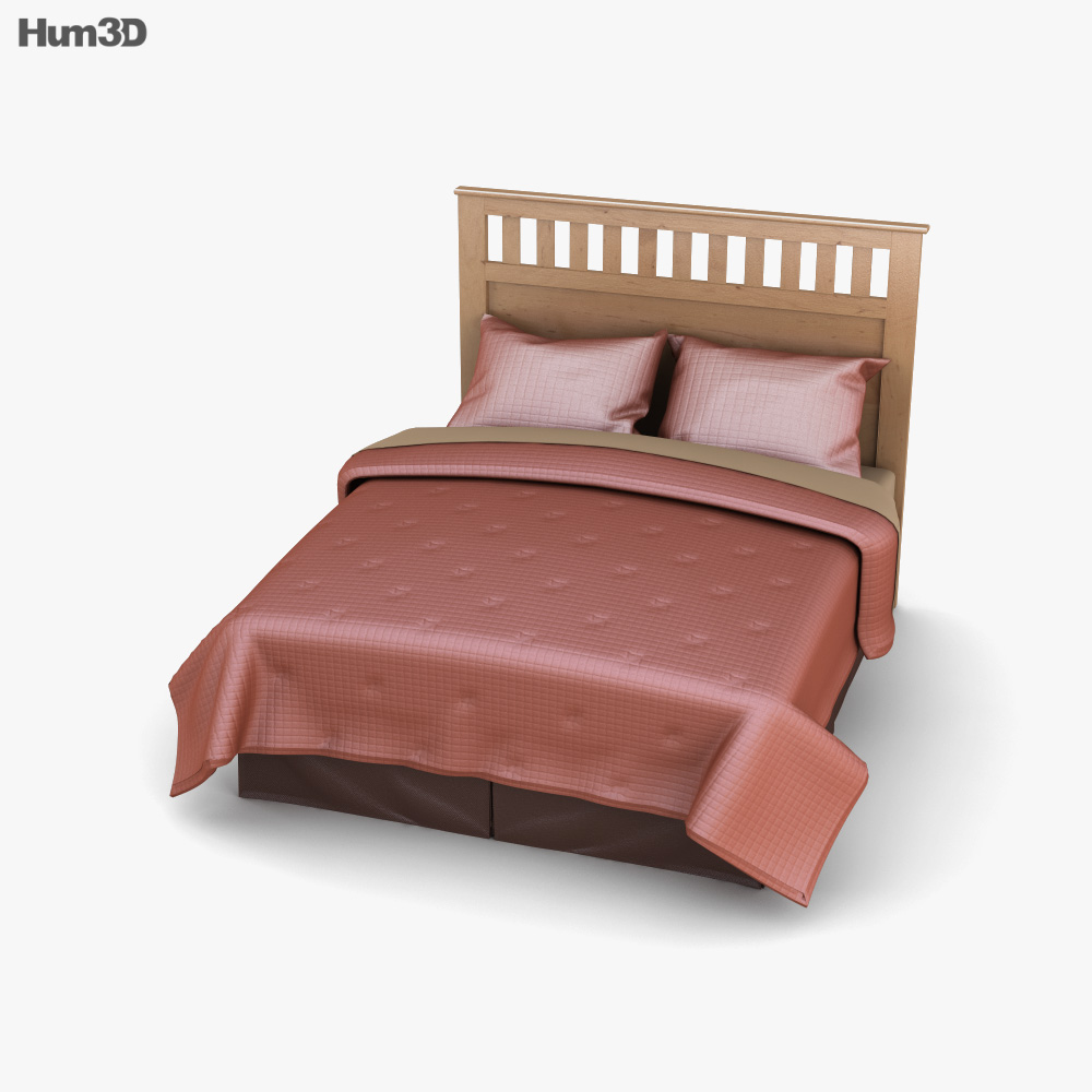 Ashley Panel bed 3D model