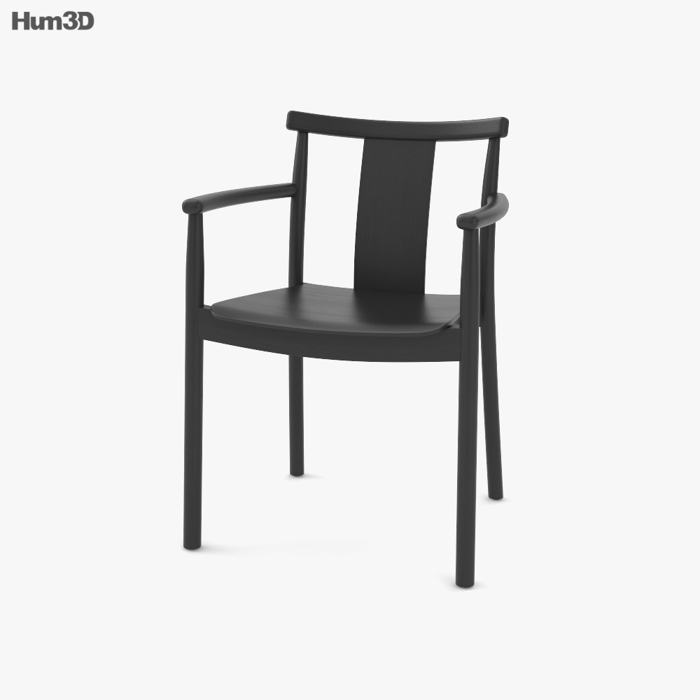 Audo Merkur Cadeira de Jantar Modelo 3d