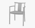 Audo Merkur Dining chair 3d model