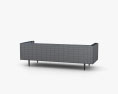Autoban Woodrow Box 87 Sofa aus Stoff 3D-Modell