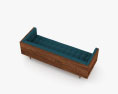 Autoban Woodrow Box 87 sofá de tela Modelo 3D