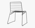 B-Line Park Chair 3d model