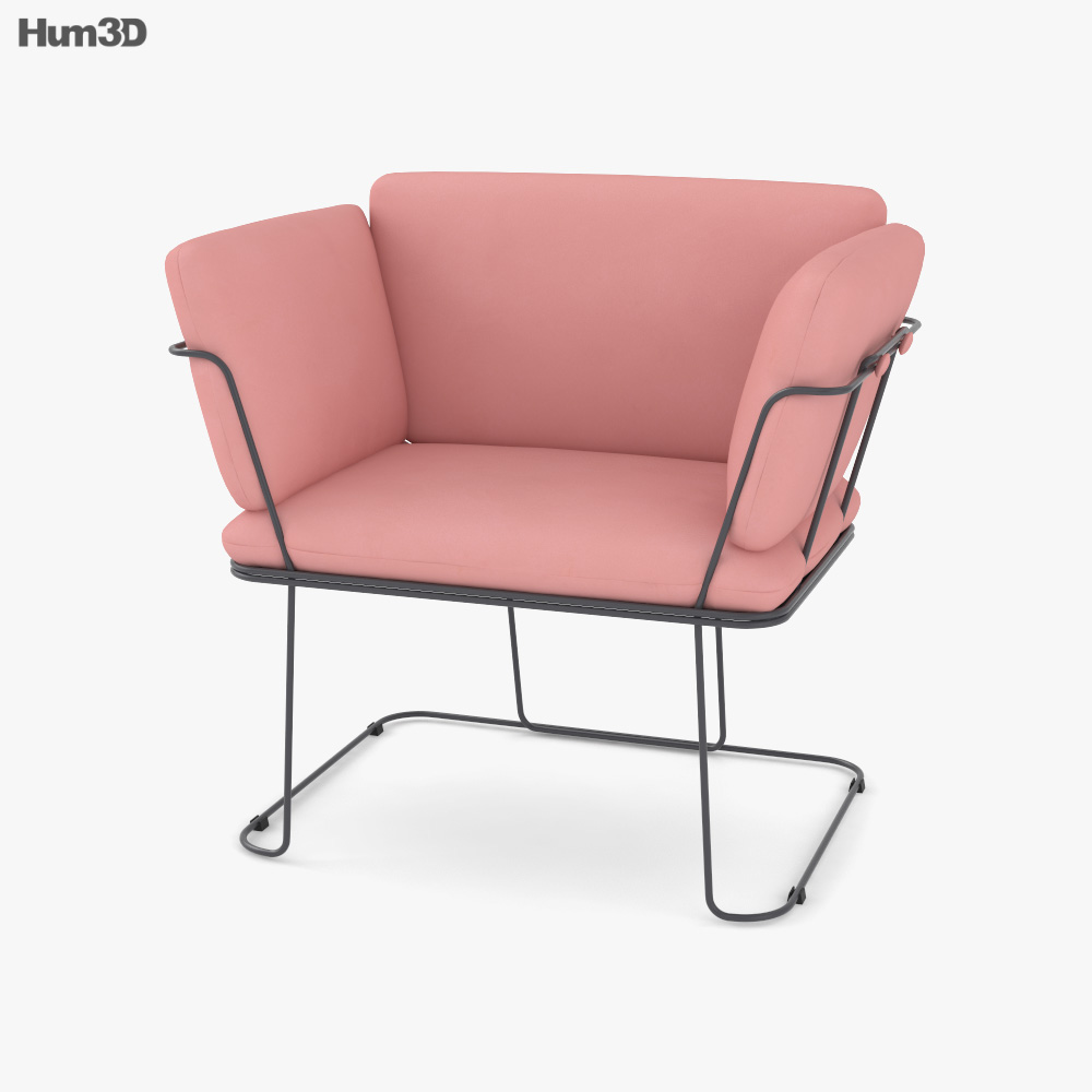 B-Line Merano Easy Chair 3D model