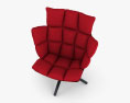 B and B Husk 扶手椅 3D模型