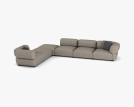 B and B Butterfly Sofa 3D-Modell