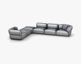B and B Butterfly Sofa 3d model