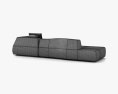 B and B Bend Sofa 3D-Modell