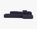 B and B Bend Sofa 3D-Modell