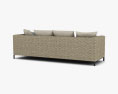 B and B Ray Outdoor Natural Sofa Modèle 3d