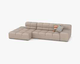 B and B Tufty Sofa 3D model