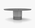 Baker Agora Круглий стіл 3D модель