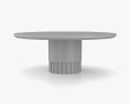 Baker Agora Runder Tisch 3D-Modell