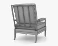 Bassett  Pippa 扶手椅 3D模型