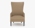 Bassett Whitney Accent Chair 3d model