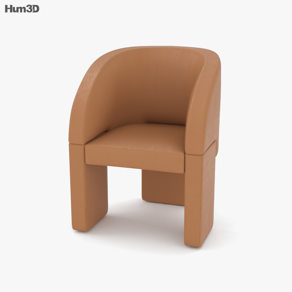 Baxter Lazybones 椅子 3D模型