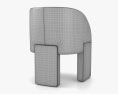 Baxter Lazybones Stuhl 3D-Modell