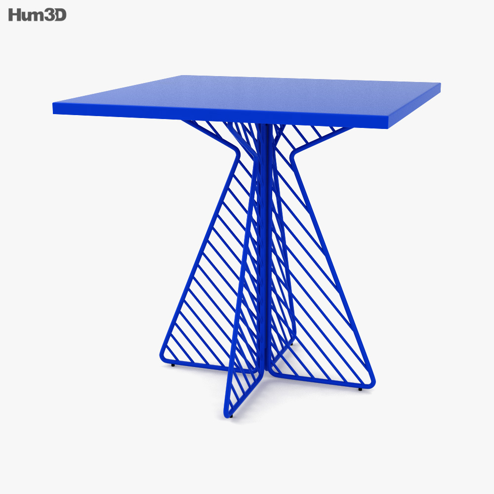 Bend Goods Cafe Square Table 3D model